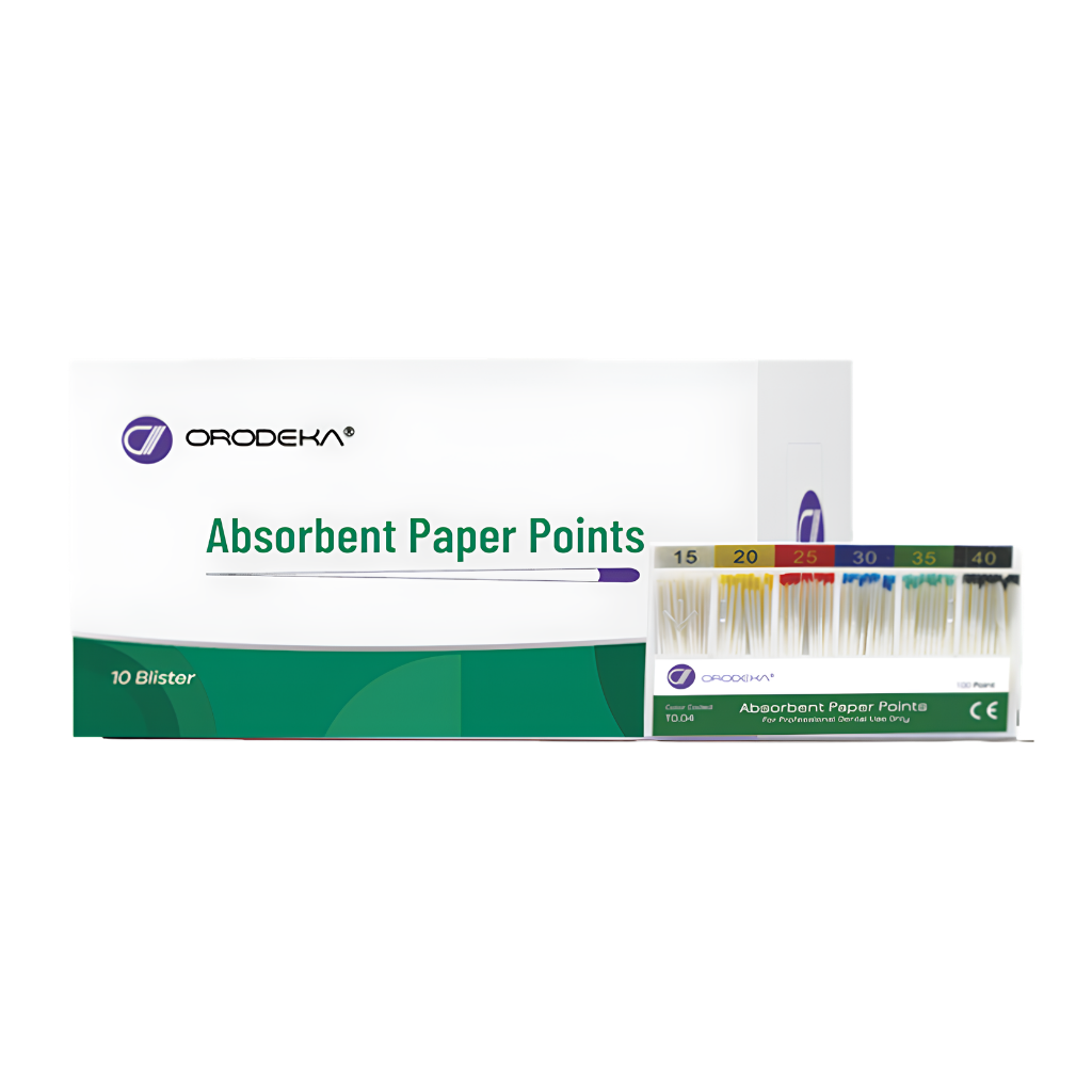 Orodeka 0.02 mm Taper Assorted Paper Points, #45 - #80 - Box/200